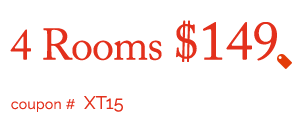 XT15 | 4 rooms - Basic steam cleaning + Hallway, Only $149 XT15 | 4 rooms - Basic steam cleaning + Hallway, Only $149